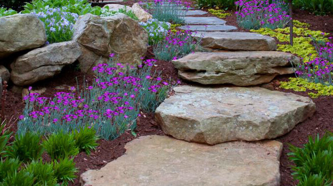 Stone steps