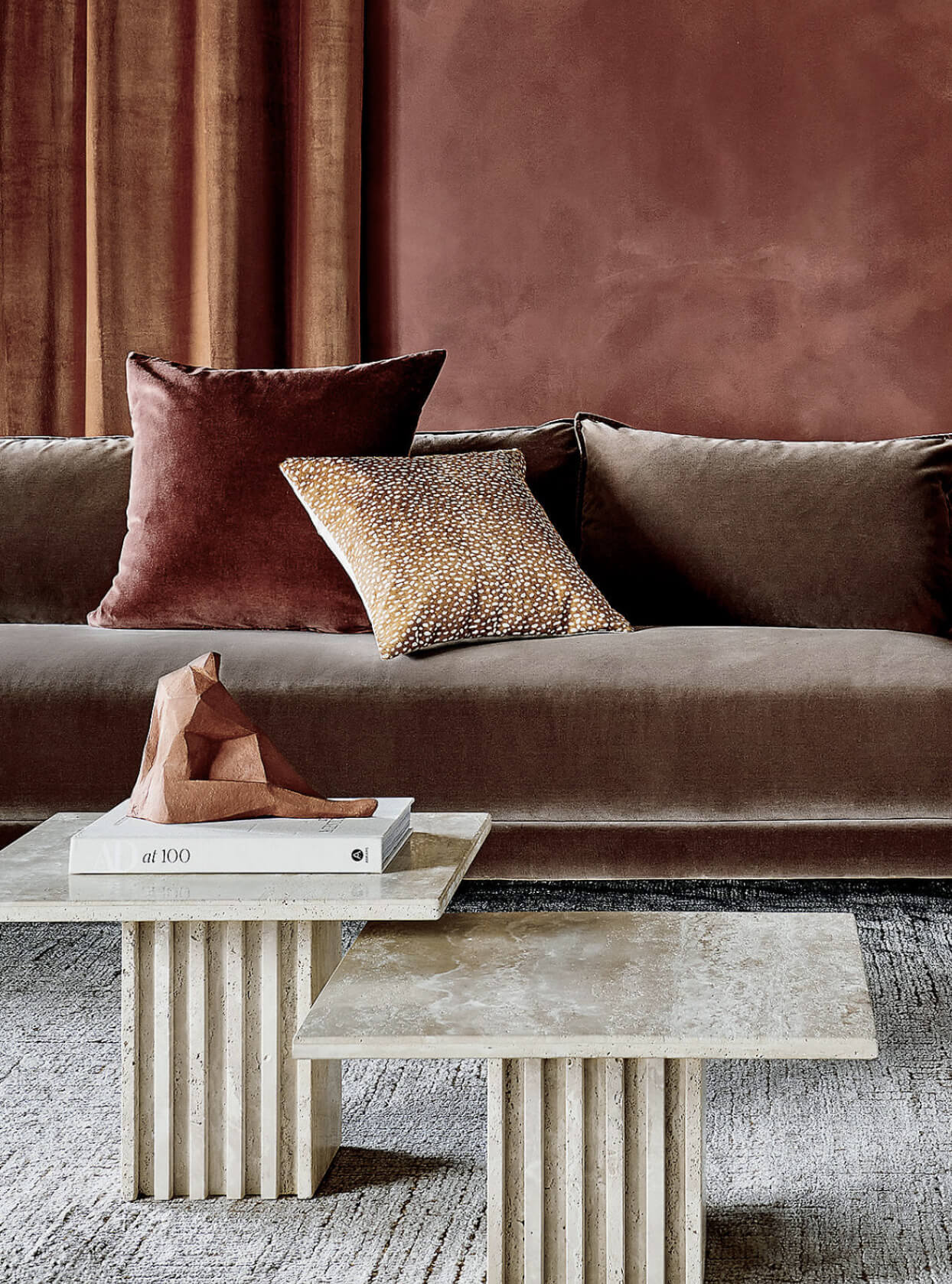 Couch and tables