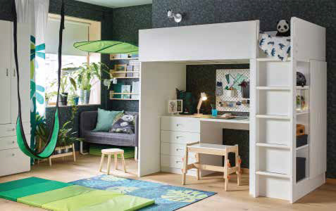 Demo bedroom from Ikea