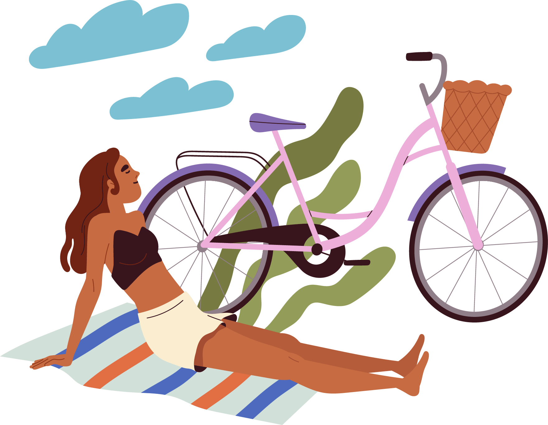 Girl picnic